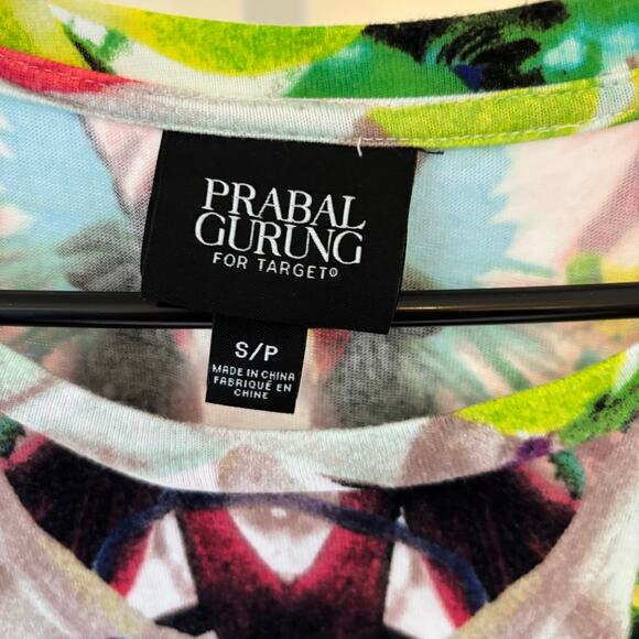 Prabal Gurung f/Target NWOT Women's First Date Floral Drop Waist Ruffle Dress S - Picture 3 of 6